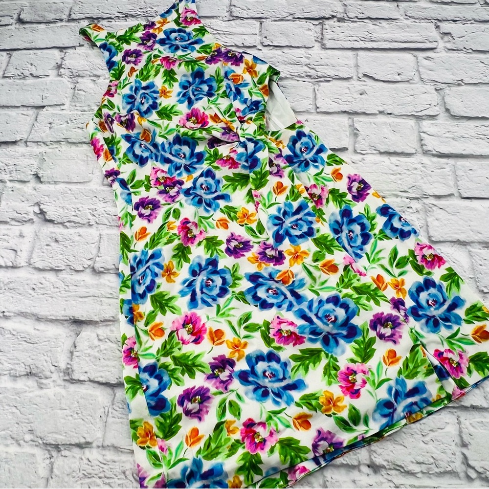 NWT For Love And Lemons XS Mini Dress White Floral Fitted Sheath Cut Out Side